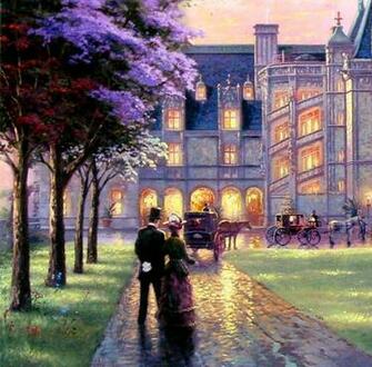 Details About Thomas Kinkade Elegant Evening At Biltmore A P