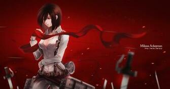 Shingeki No Kyojin Mikasa Ackerman Wallpaper