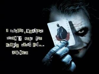 Heath Ledger Joker Quotes Wallpaper Top
