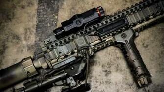 Airsoft Media Custom Painted Dmr Gun Wallpaper By