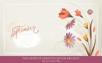 Hello September A Desktop Calendar Cardstore