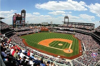 Sports Scenes Philadelphia Phillys Citizens Bank Park Wall Mural