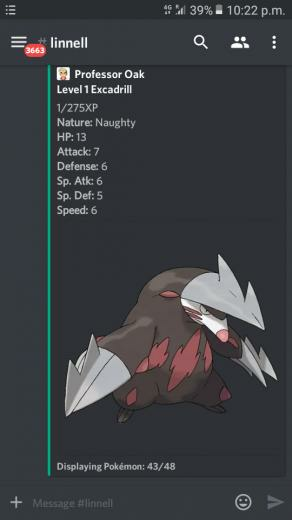 How Much Would This Lvl Excadrill Sell For Pokecord