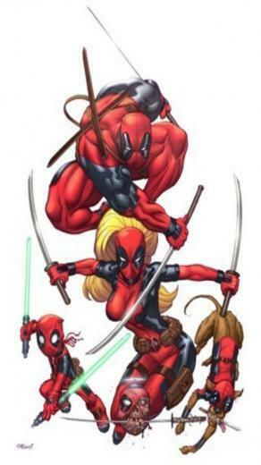 Deadpool Logo Wallpaper HD Corps iPhone