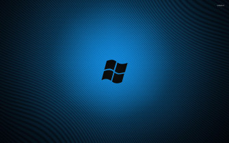 Black Windows Logo Wallpaper Computer