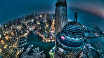 Dubai Nightscape Wallpaper
