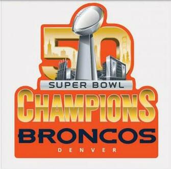 Denver Broncos Super Bowl Champions X Perfect Cut