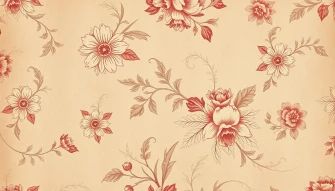Vintage Waverly Wallpaper