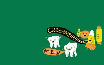Funny Candy Teeth Wallpaper