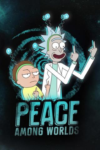 Angelanne iPhone Lockscreen Rick And Morty Supreme Wallpaper
