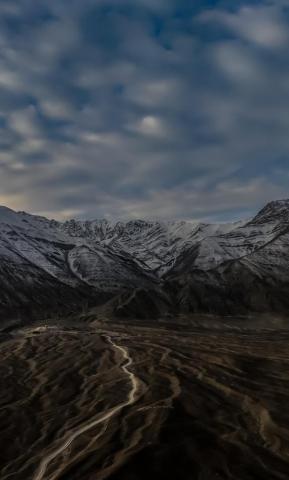 Dark Mountains Landscape Nature Wallpaper
