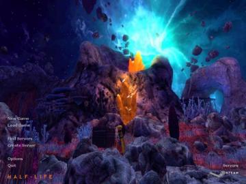 Black Mesa Xen Background Half Life Gui Mods