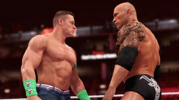 Wwe 2k22 The Rock John Cena 4k Wallpaper iPhone HD Phone 9541f