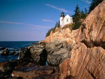 Acadia National Park Maine Picture Bass Harbor Head Lighthouse