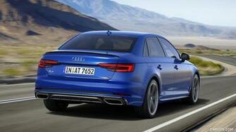Audi A4 Color Ascari Blue Rear HD Wallpaper