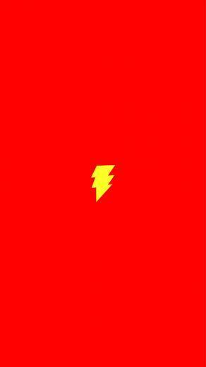 Flash Comic Hero Minimal Red Art Logo iPhone Wallpaper