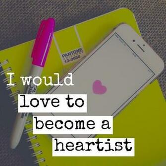 I Would Love To Become A Heartist On We Heart It