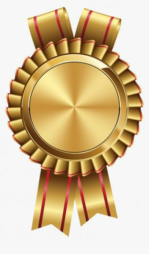 Golden Badge Transparent Background Png