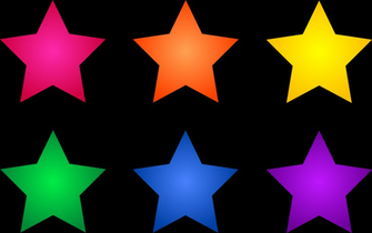 Colorful Stars Wallpaper Abstract
