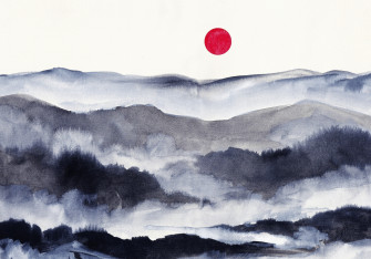 Abstract Landscape Painting Wallpaper