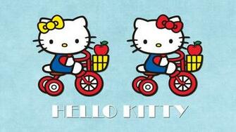 Hello Kitty And Mimmy Wallpaper