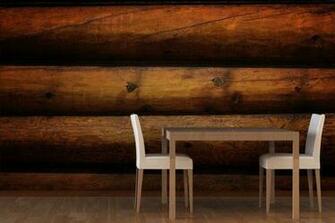 Log Cabin Wallpaper Real Look Rustic Lodge
