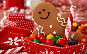 Christmas Candy Wallpaper