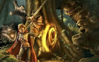 Neverwinter Nights Fighting Monsters In The Woods