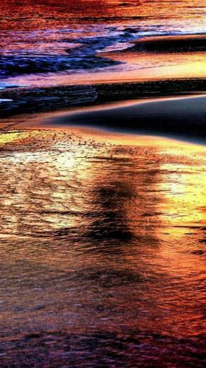 For Your iPhone HD Beach Sun Wallpaper