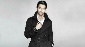 Hrithik Roshan In Black Suit Wallpaper