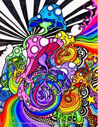 Melting Mushrooms By Melissadalton
