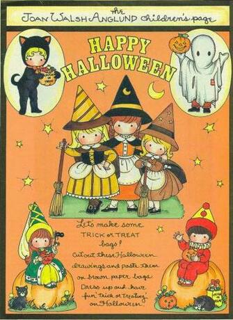 Joan Walsh Anglund Halloween Illustrator Pin
