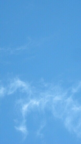Baby Blue Sky iPhone Wallpaper