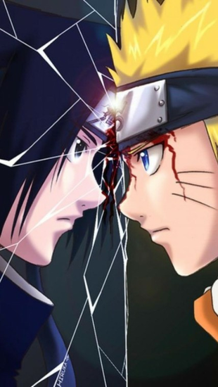 Sasuke Vs Naruto iPhone Wallpaper