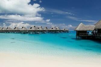 Wallpaper Ocean Hotel Bungalows Bora Nui Beach