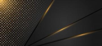 Elegant Gold And Black Dotted Background
