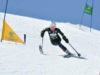 Pakistani Girl With One Leg Competes In Ski Race