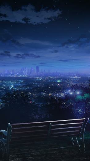 Anime City Wallpaper Id
