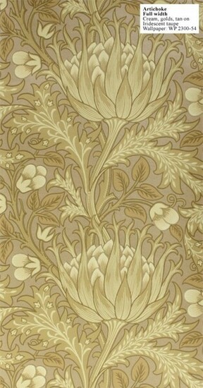 William Morris Reproduction Wallpaper Artichoke Designed By J H
