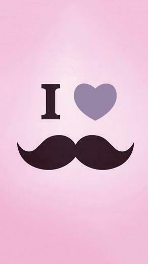 Love Beards iPhone Wallpaper