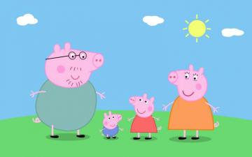 Peppa Pig House iPad Wallpaper