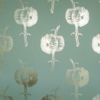 Miso In Atlantis Abnormals Anonymous Wallpaper Floral Metallic