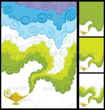 Magic Smoke Background Decorative