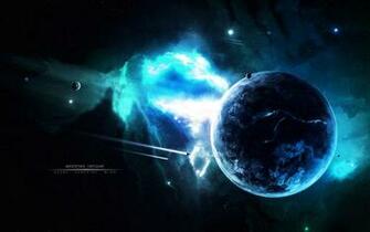3d Background Space Outer