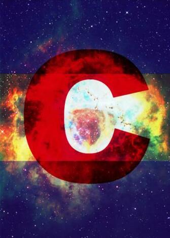 Colorado Flag Wallpaper Galaxy Print Art