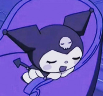 Kuromi Hello Kitty iPhone Wallpaper Purple Cartoon Characters