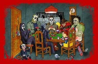 Wallpaper Horror Slashers Weddingdressin