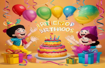Cocomelon Happy BirtHDay Wallpaper