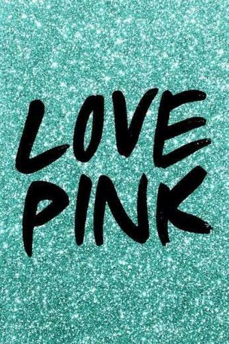 Pink In Mint Green Glitter iPhone Wallpaper Vs