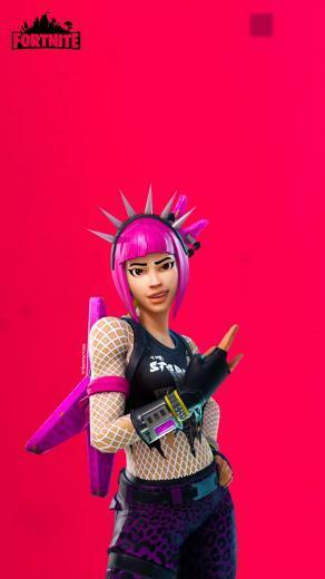 Fortnite Punk Girl Pure 4k Ultra HD Mobile Wallpaper